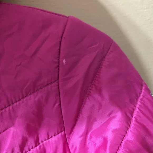 Columbia Kids Omni-Heat Magenta Pink Morning Light Puffer Jacket Size: M (10-12) - Picture 11 of 13